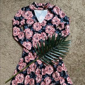 Forever 21 cutout fit and flare dress